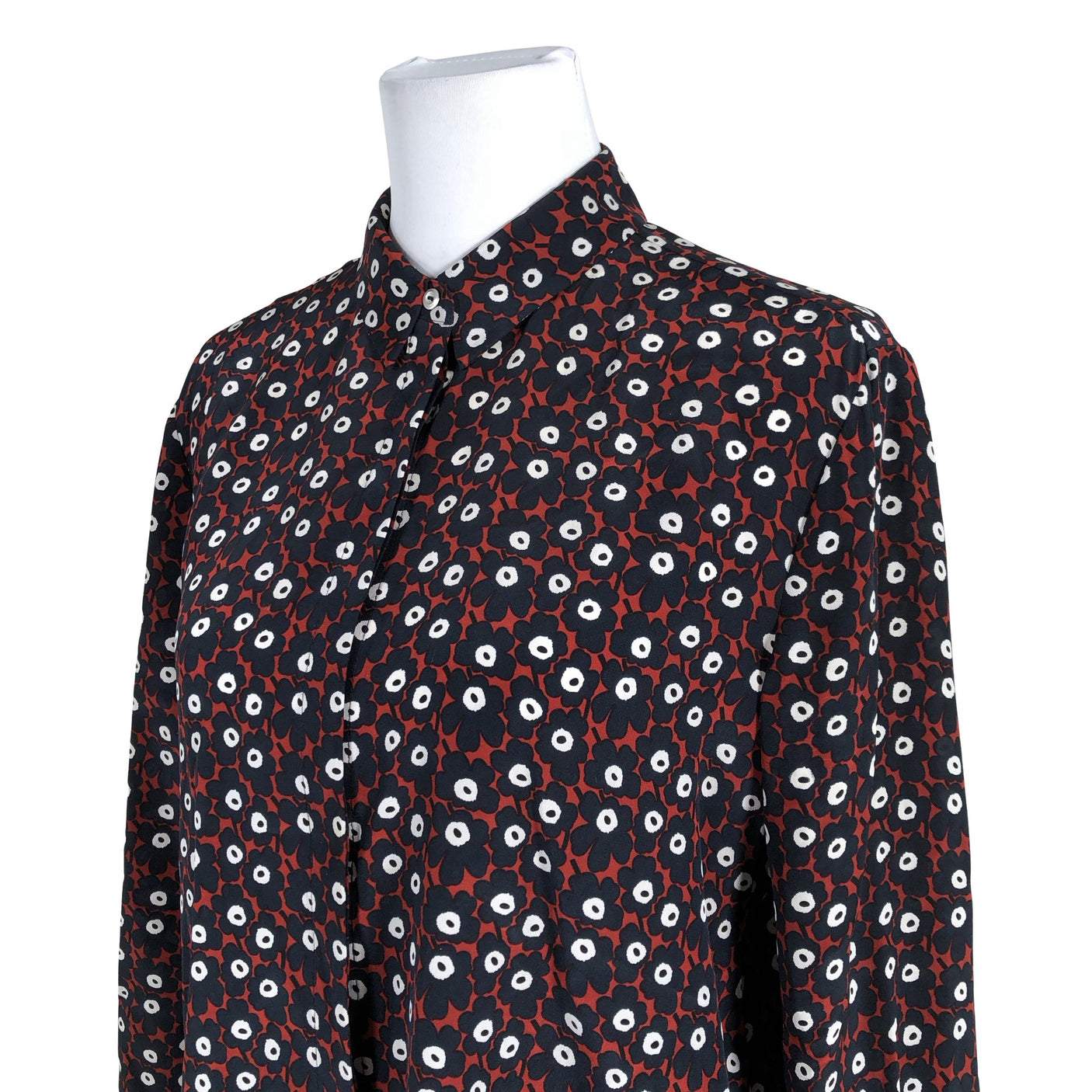 Unisex Marimekko - Blouse, size 40 - Wine red (2)