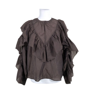 Unisex Second Female - Blouse, size 38 - Brown (1)