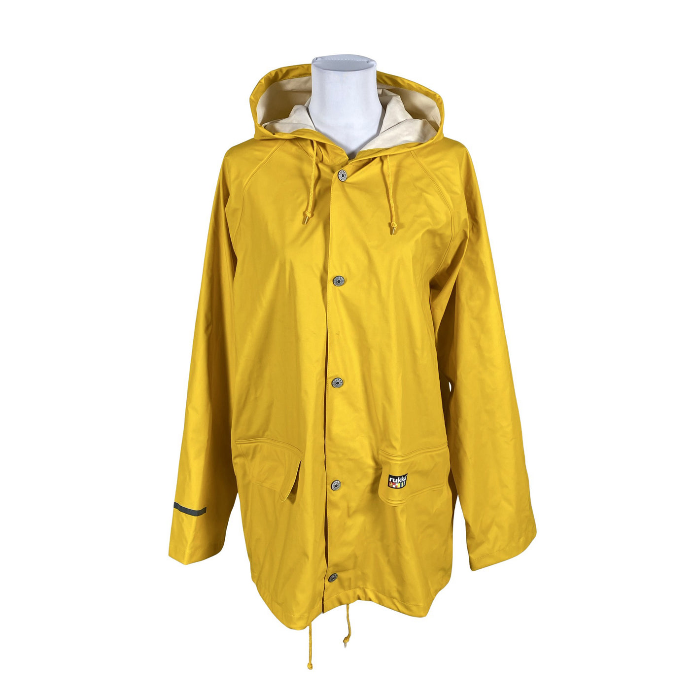 Unisex Rukka - Rain jacket, size 38 - Yellow (1)
