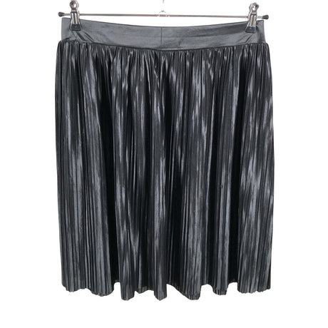 Unisex Cut & Pret - Pleated skirt, size 38 - Black ()