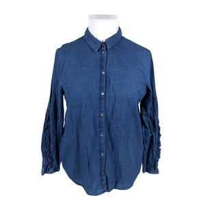 Unisex Esprit - Blouse, size 42 - Blue (1)