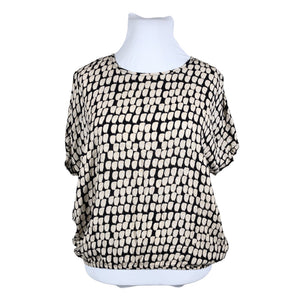 Unisex Kaffe - Short-sleeved blouse, size 42 - Black (1)