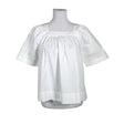 Unisex Second Female - Short-sleeved blouse, size 36 - Natural white ()