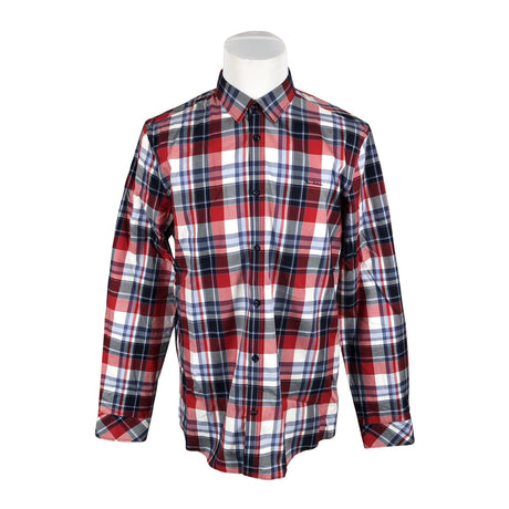 Unisex Bondelid - Collared shirt, size XL - Red (2)