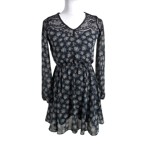 Unisex River Island - Schiffon dress, size 34 - Blue ()