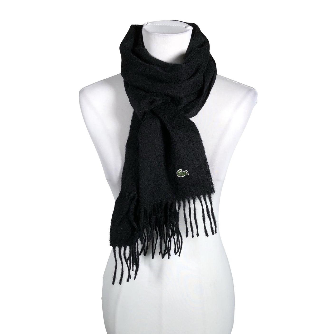 Unisex Lacoste - Scarf, size Ei kokoa - Black (1)