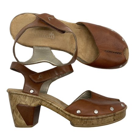 Unisex Rieker - Heeled sandals, size 38 - Brown ()