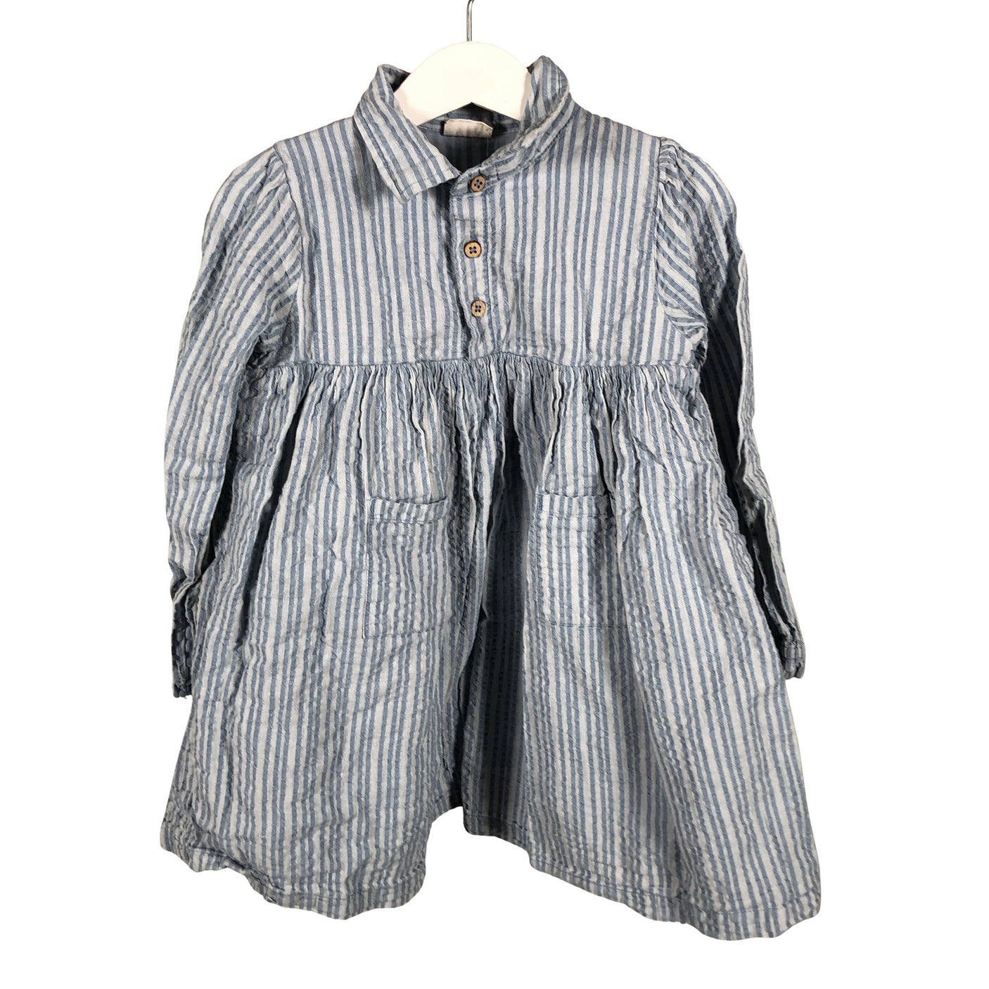 Unisex POMPdeLUX - Dress, size 98 - 104 - Light blue (1)