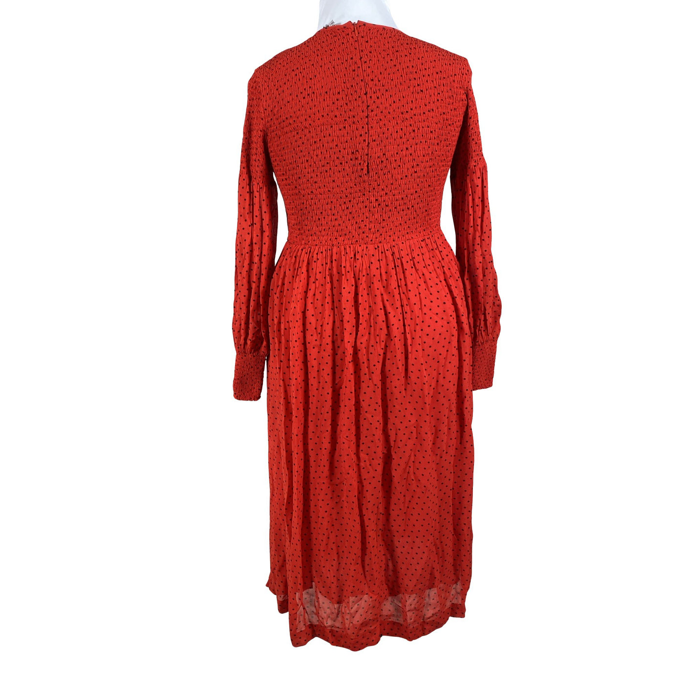 Unisex Ganni - Schiffon dress, size 42 - Red (2)