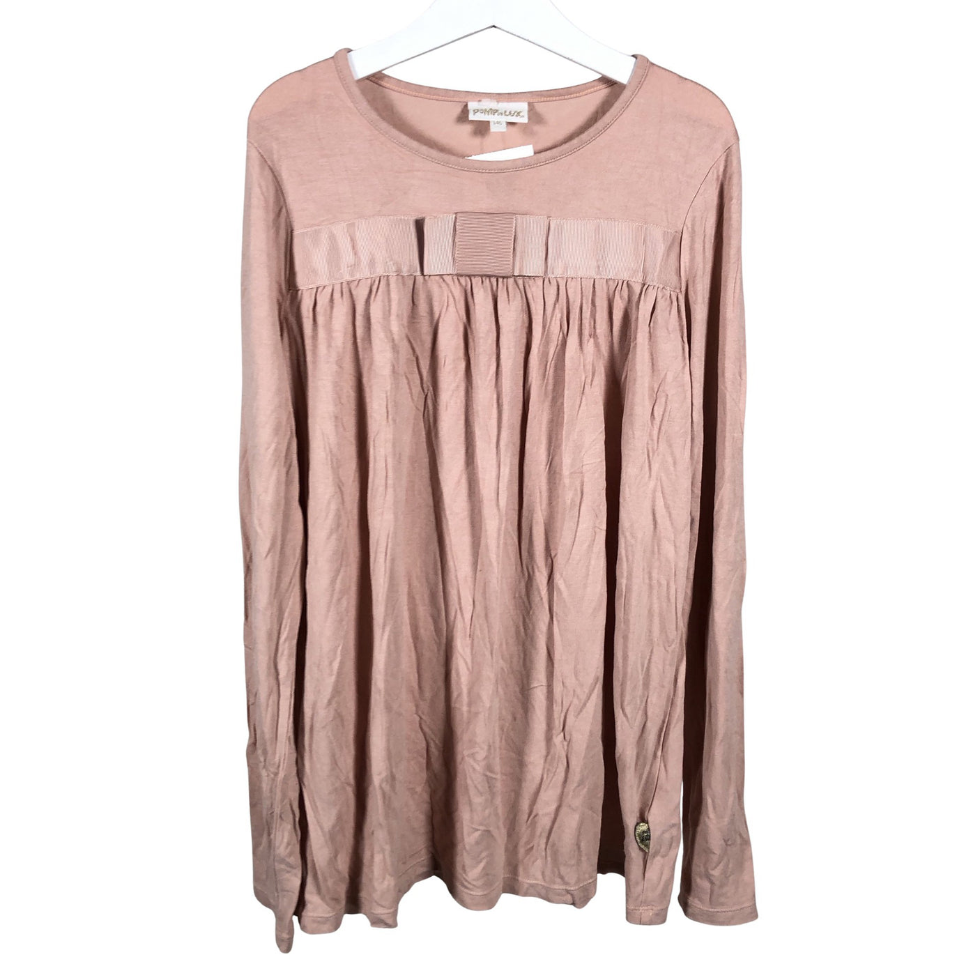 Unisex POMPdeLUX - Tricot tunic, size 140 - 146 - Light pink (1)