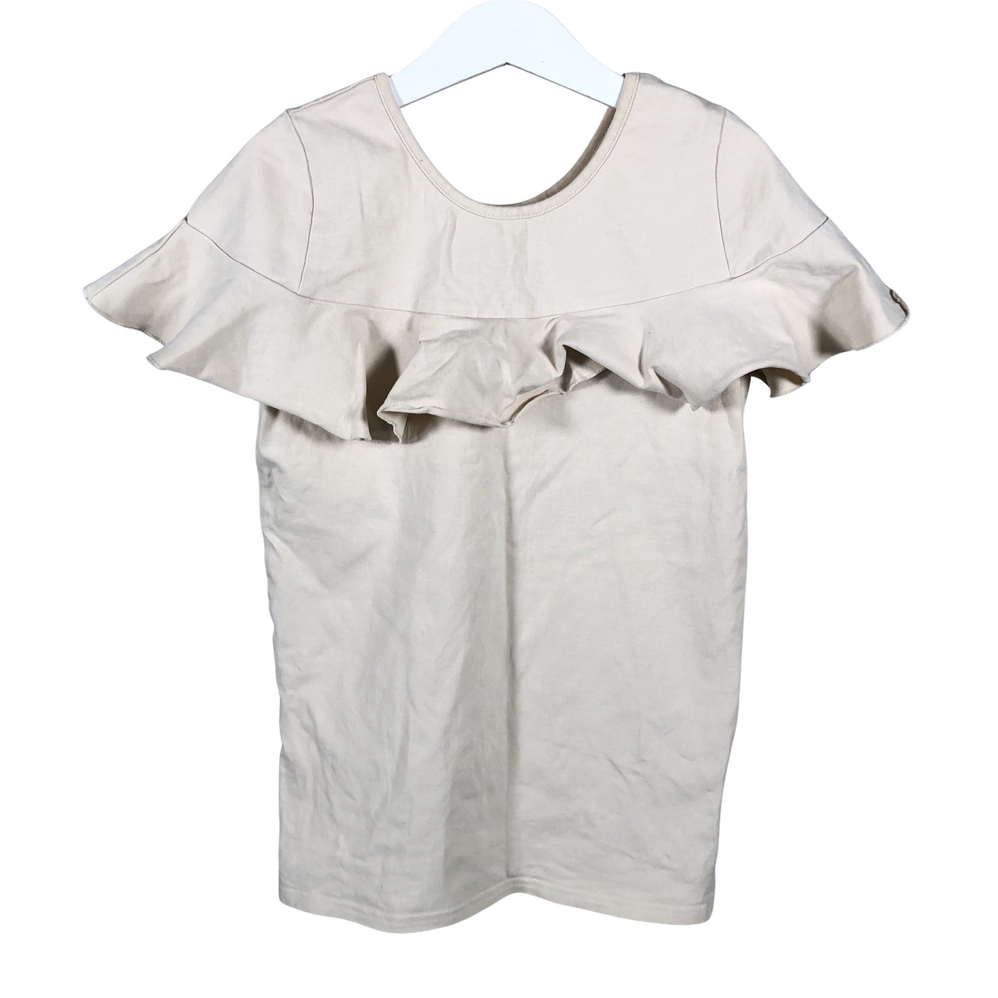 Unisex Gugguu - Tricot tank top, size 140 - 146 - Beige (1)