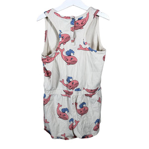 Unisex Mini Rodini - Overalls, size 140 - 146 - Natural white (2)