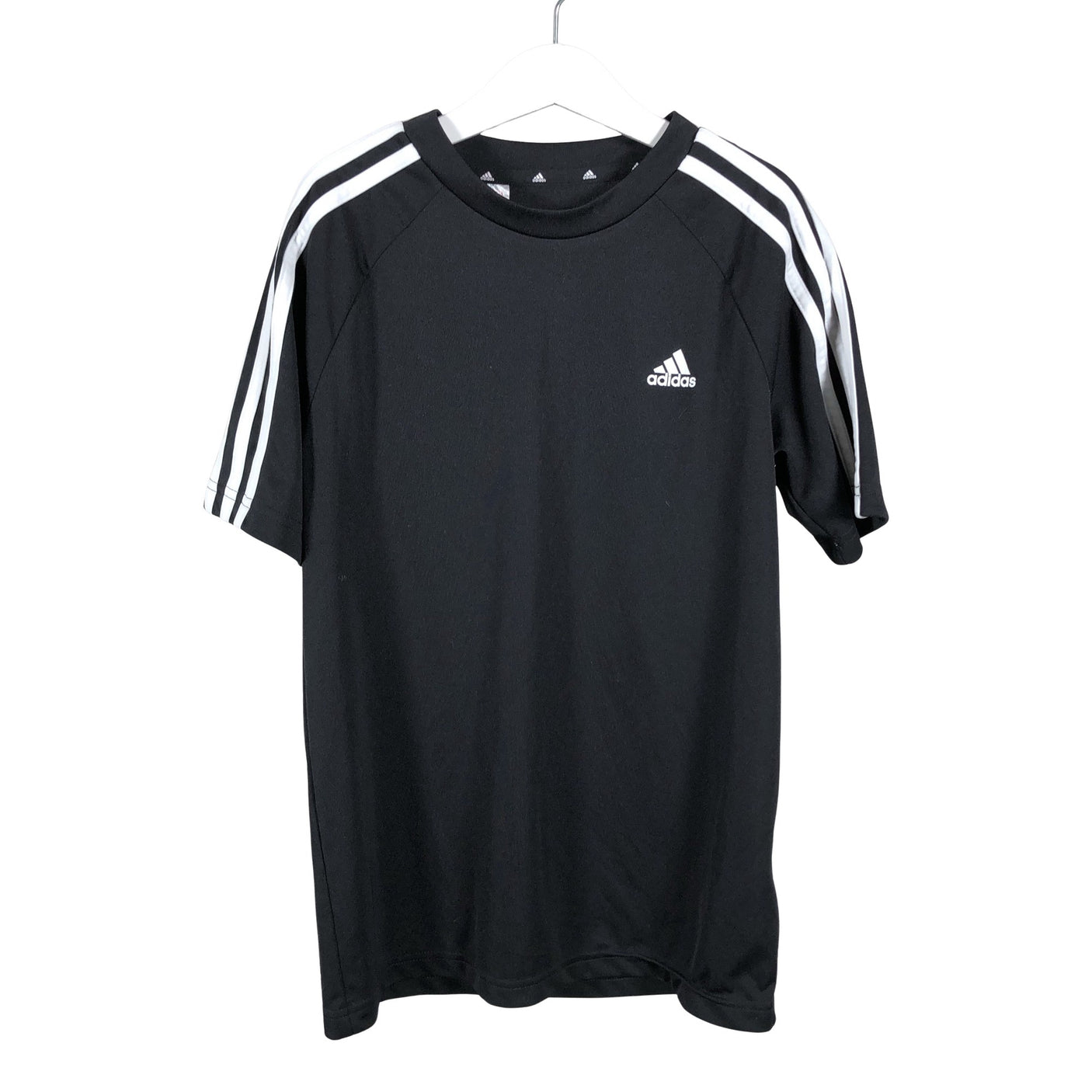 Unisex Adidas - Sports shirt, short sleeve, size 146 - 152 - Black (1)