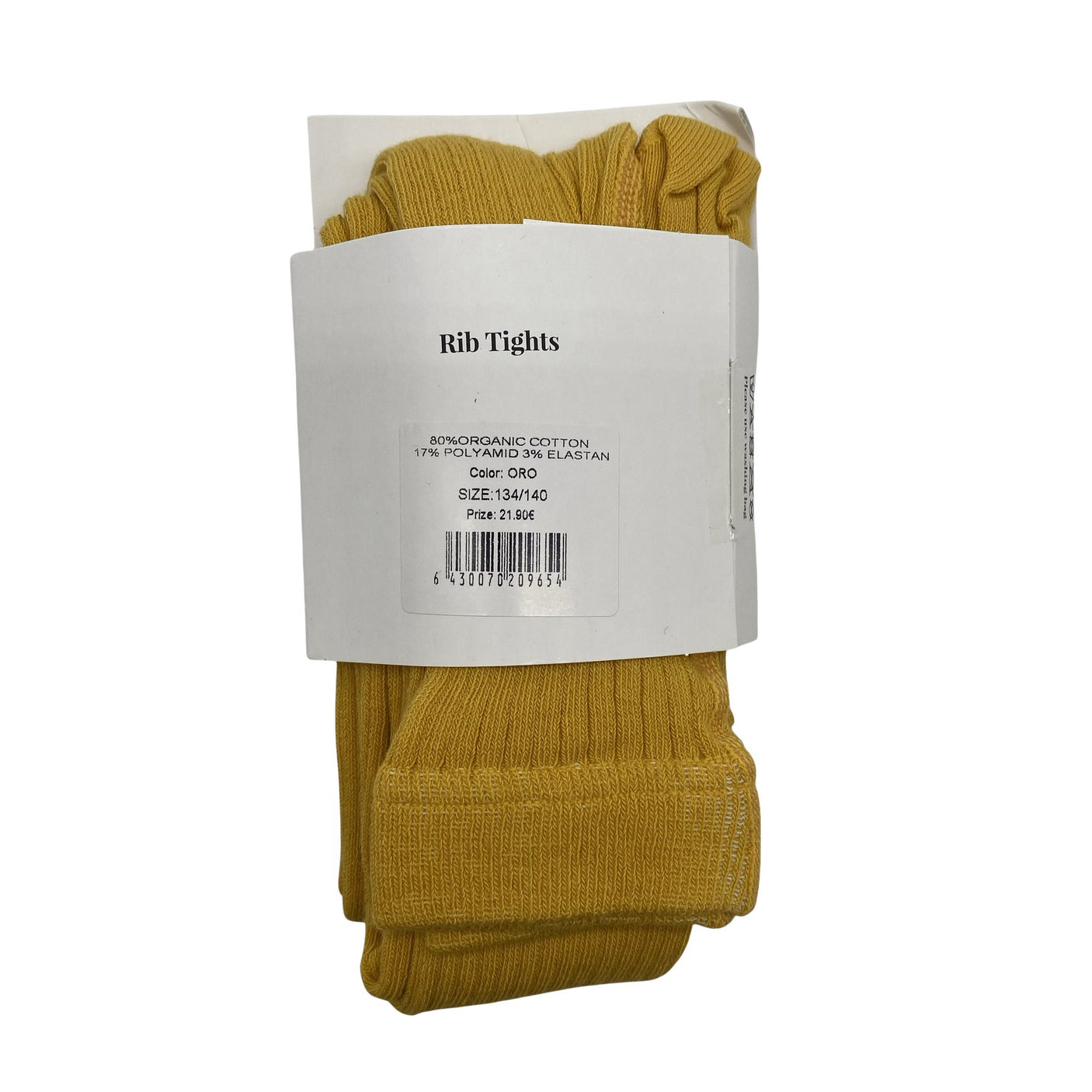 Unisex Kaiko - Stockings, thick, size 134 - 140 - Yellow (2)