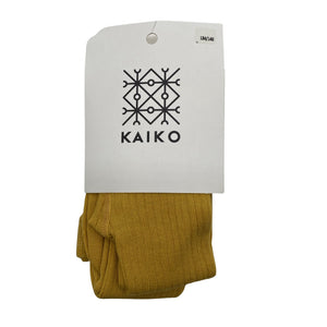 Unisex Kaiko - Stockings, thick, size 134 - 140 - Yellow (1)