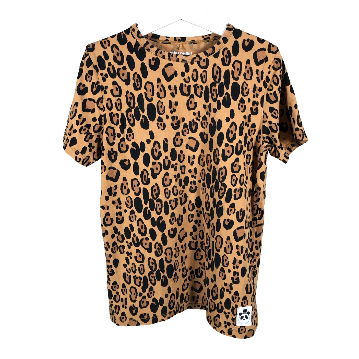Unisex Mini Rodini - T-shirt, size 128 - 134 - Brown (1)