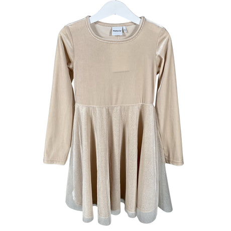 Unisex Metsola - Party dress, size 122 - 128 - Beige ()