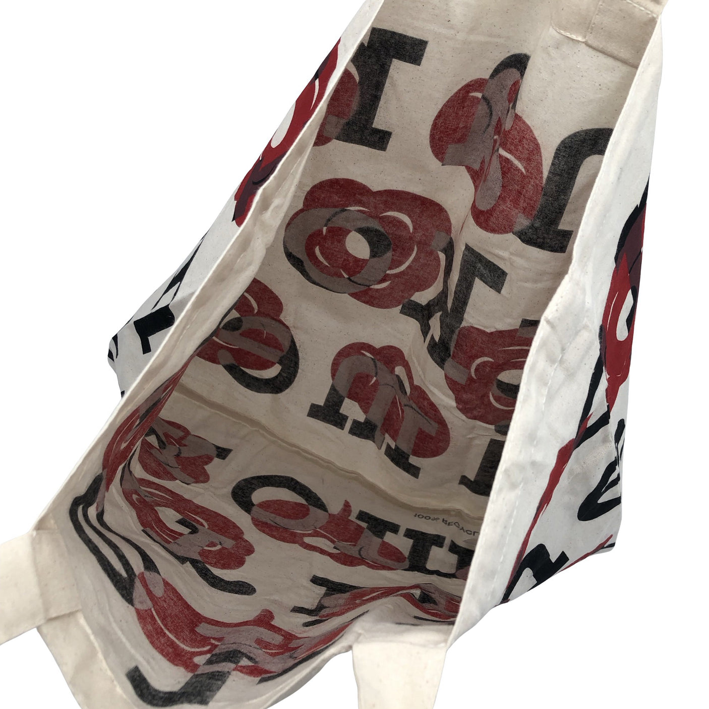 Unisex Marimekko - Shopping bag, size Maxi - Red (3)