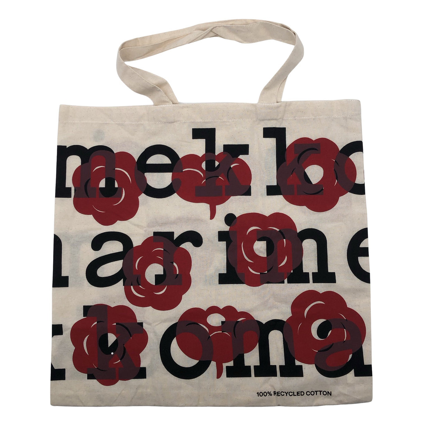 Unisex Marimekko - Shopping bag, size Maxi - Red (4)