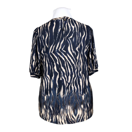 Unisex In Front - Short-sleeved blouse, size 44 - Blue (2)