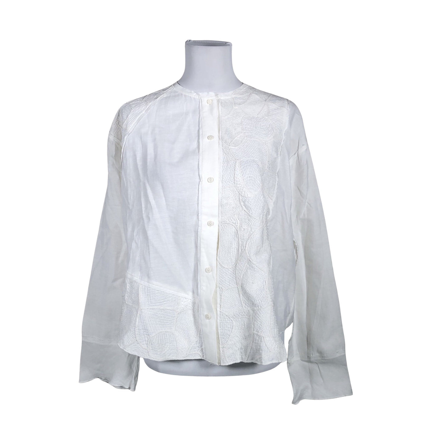 Unisex Massimo Dutti - Blouse, size 38 - Natural white (1)
