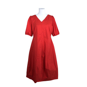 Unisex Culture - Schiffon dress, size 40 - Red (1)