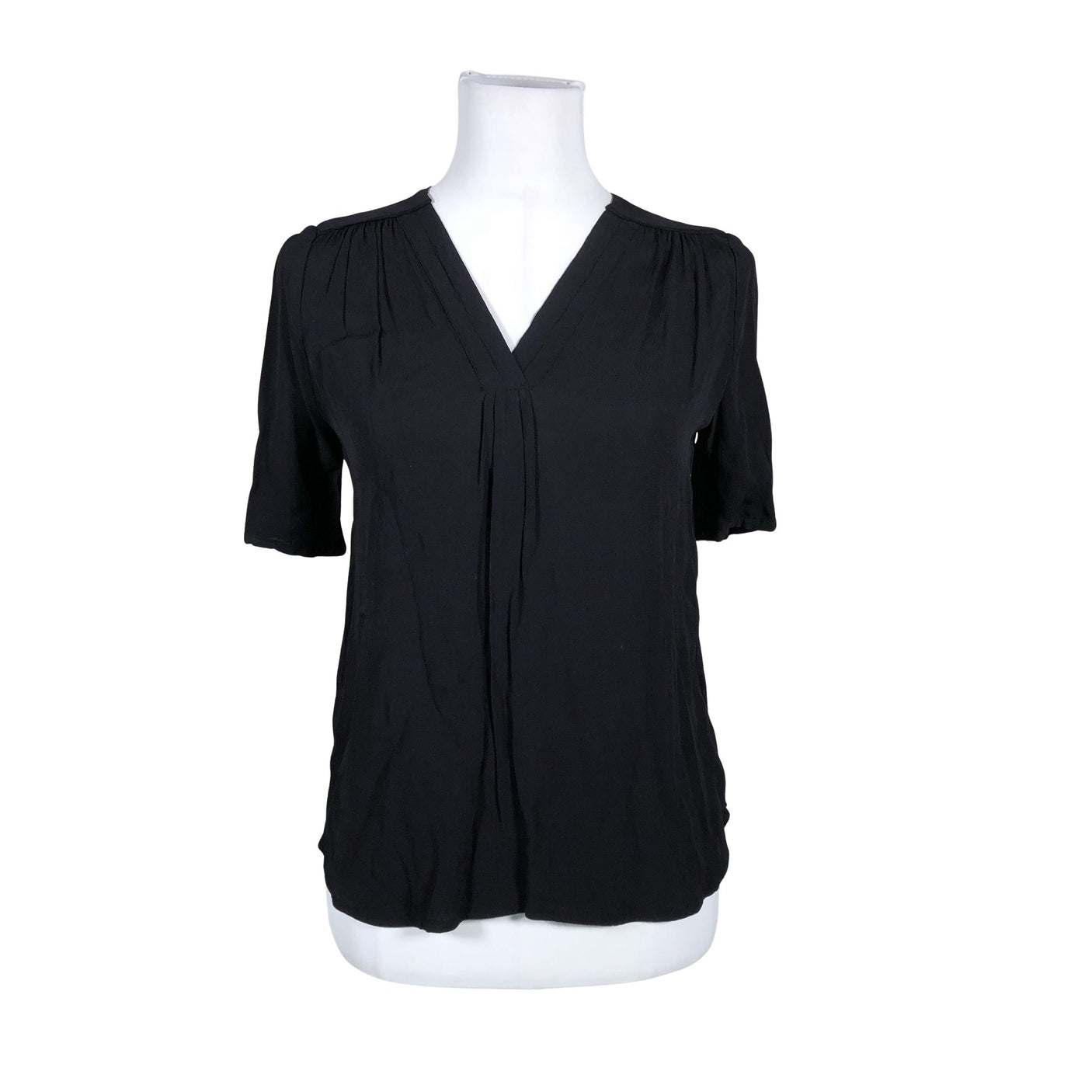 Unisex Noa Noa - Short-sleeved blouse, size 34 - Black (1)