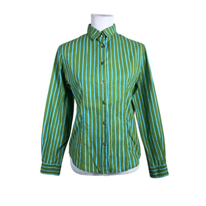 Unisex Marimekko - Collared shirt, size 38 - Green (1)