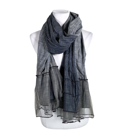Unisex Plain Vanilla - Scarf, size Maxi - Blue (2)