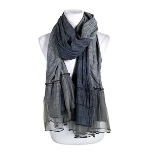 Unisex Plain Vanilla - Scarf, size Maxi - Blue (1)