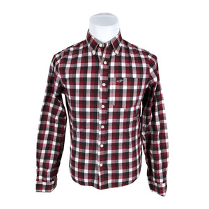 Unisex Hollister - Collared shirt, size S - Red (1)