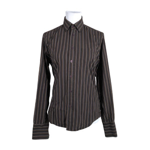Unisex Poco Loco - Collared shirt, size 38 - Brown (1)