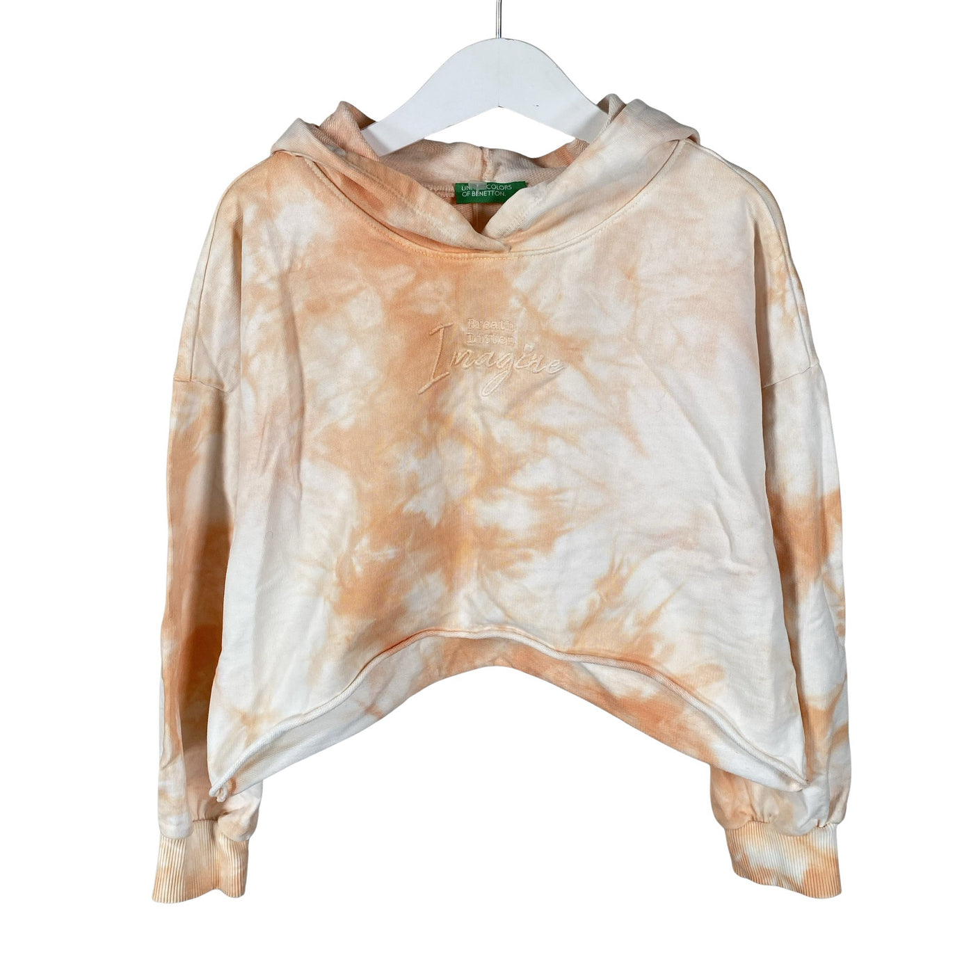 Unisex Benetton - Hoodie, size 128 - 134 - Orange (1)