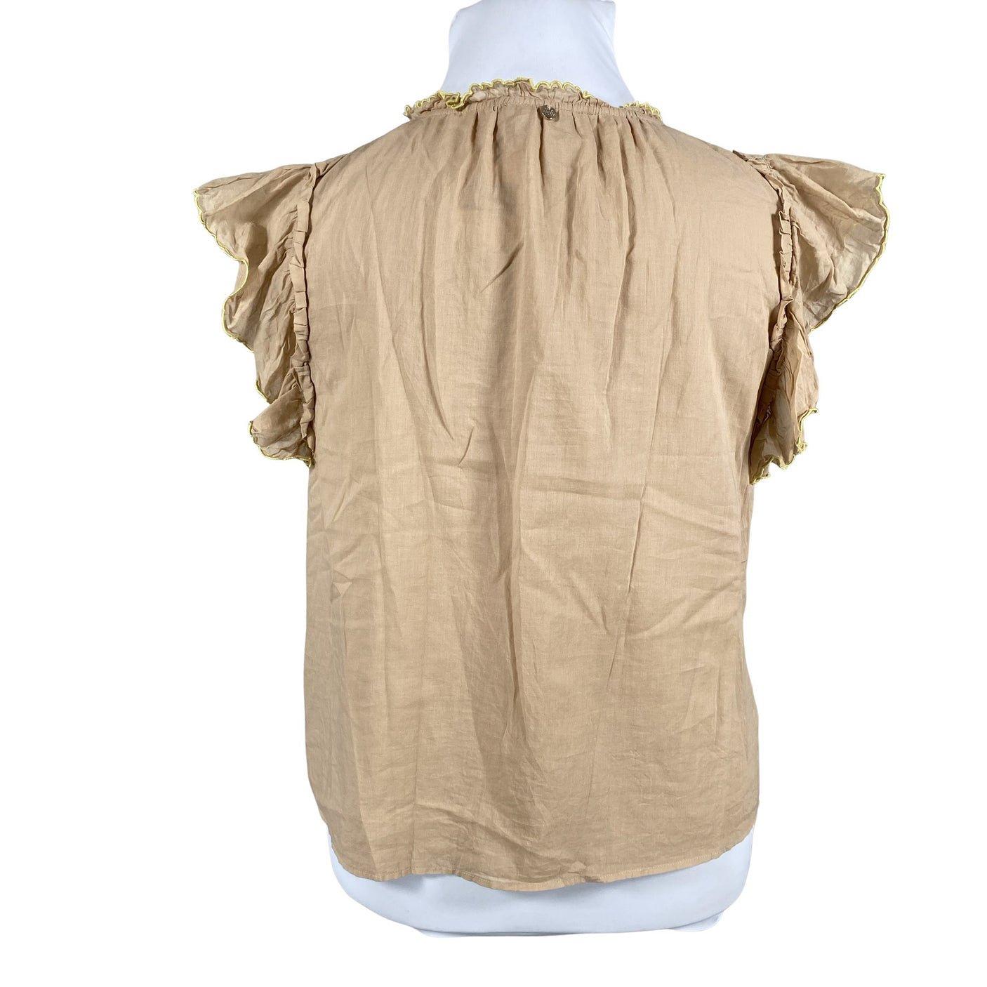 Unisex Mos Mosh - Short-sleeved blouse, size 36 - Brown (2)