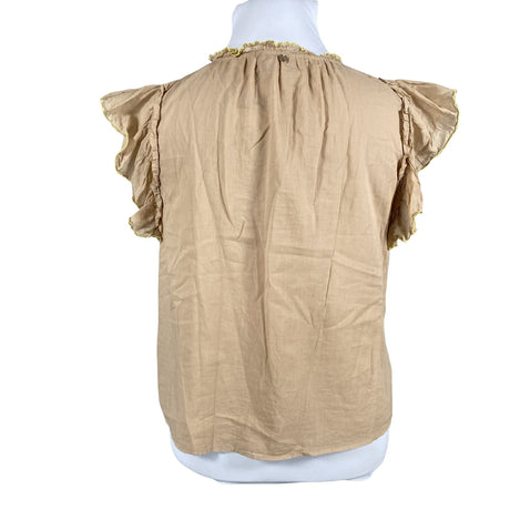 Unisex Mos Mosh - Short-sleeved blouse, size 42 - Brown (2)