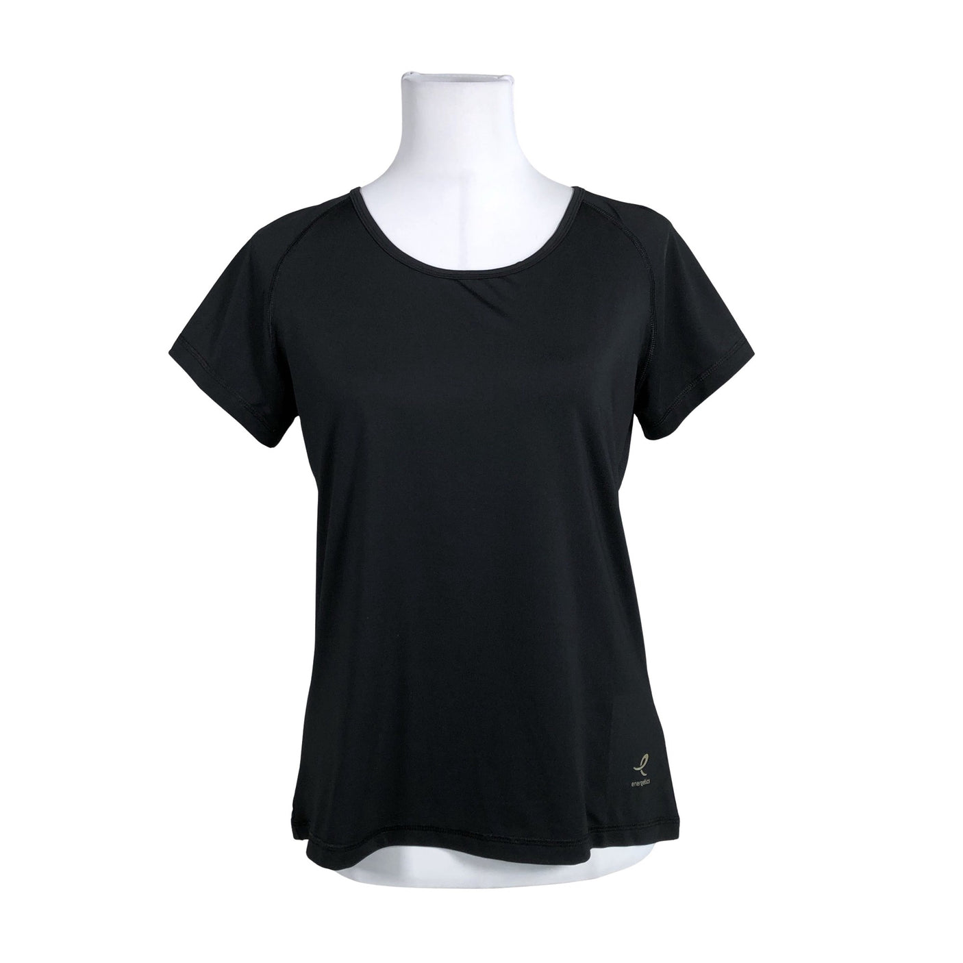 Unisex Energetics - Sports shirt, short sleeve, size 38 - Black (1)