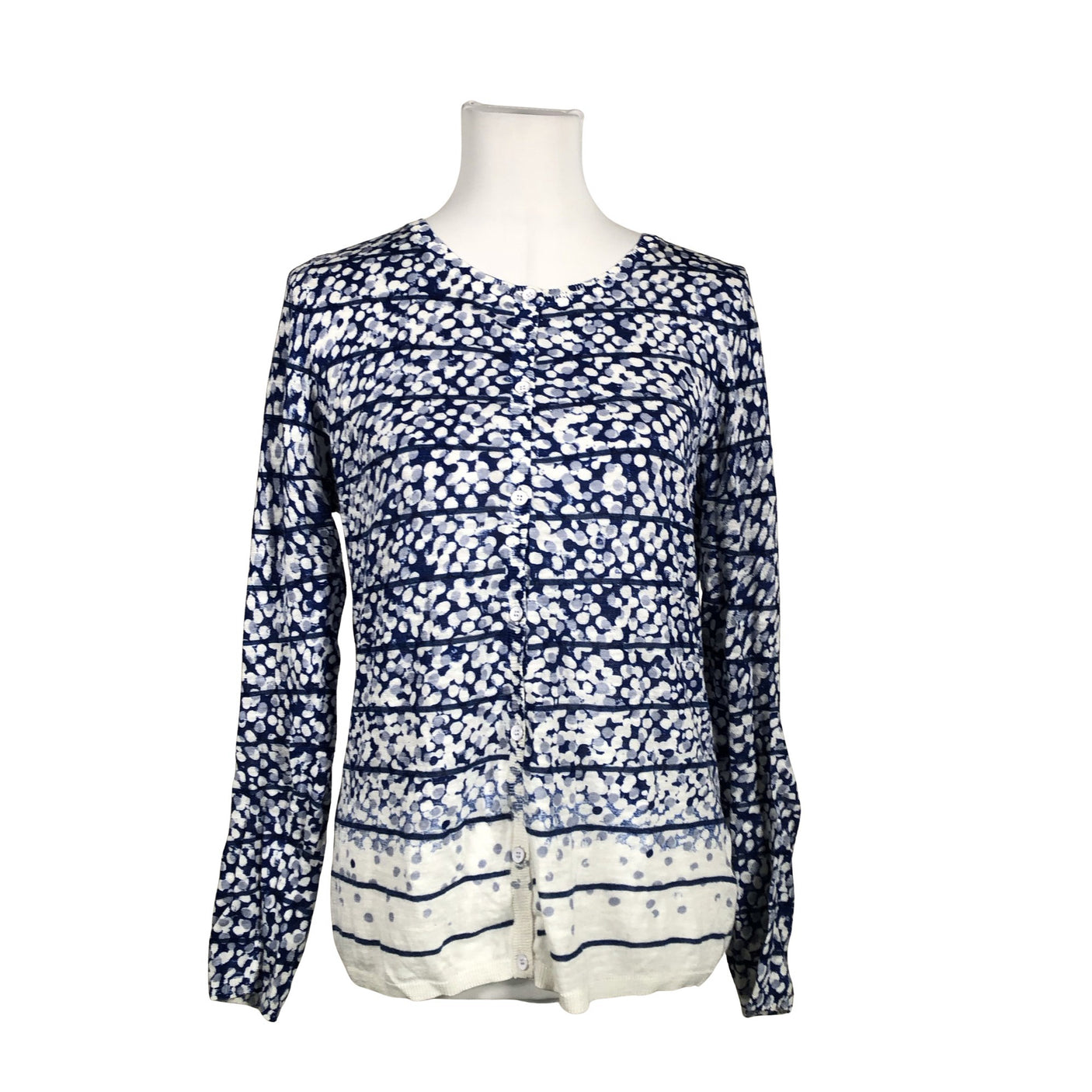 Unisex Sandwich - Cardigan, size 40 - Blue (1)