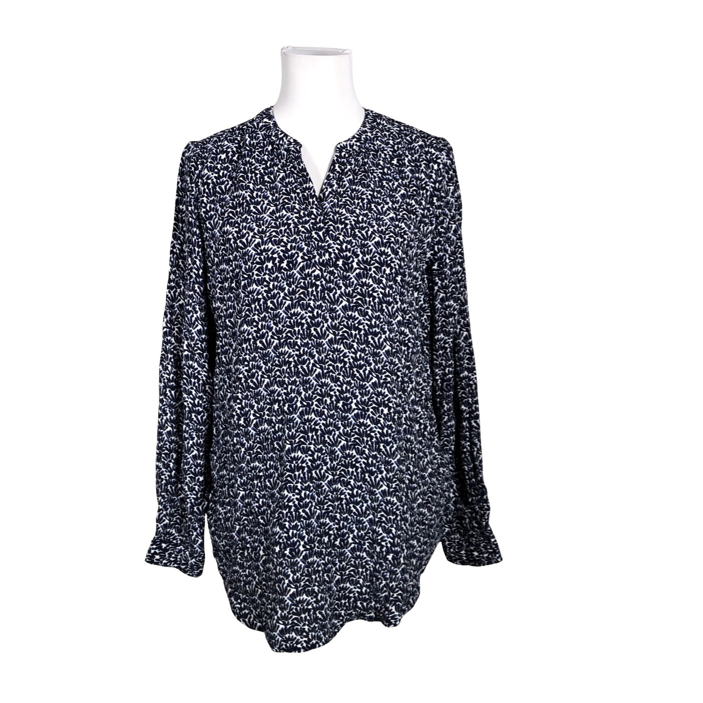 Unisex Esprit - Schiffon tunic, size 40 - Blue (1)