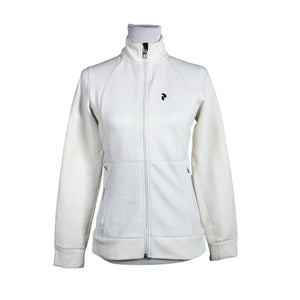 Unisex Peak Performance - Fleece jacket, size 36 - Natural white (1)