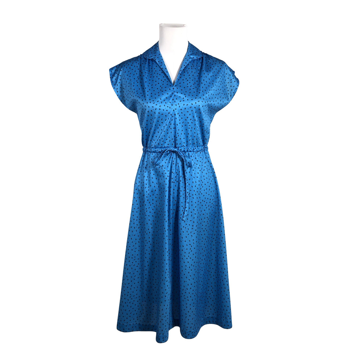 Unisex Handmade - Tricot dress, size 34 - Blue (1)