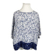 Unisex Marks&Spencer - Short-sleeved blouse, size 48 - Blue ()