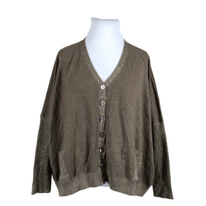 Unisex Saint Tropez - Cardigan, size 42 - Brown (1)