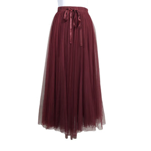 Unisex Choklate - Tulle skirt, size 38 - Wine red (1)