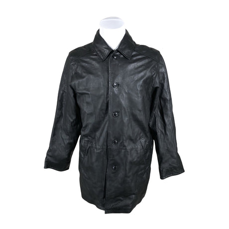 Unisex Big-L - Leather jacket, size XL - Black ()