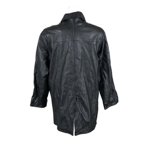 Unisex Big-L - Leather jacket, size XL - Black (3)