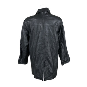 Unisex Big-L - Leather jacket, size XL - Black (4)
