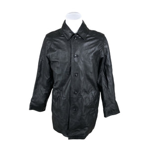 Unisex Big-L - Leather jacket, size XL - Black (2)