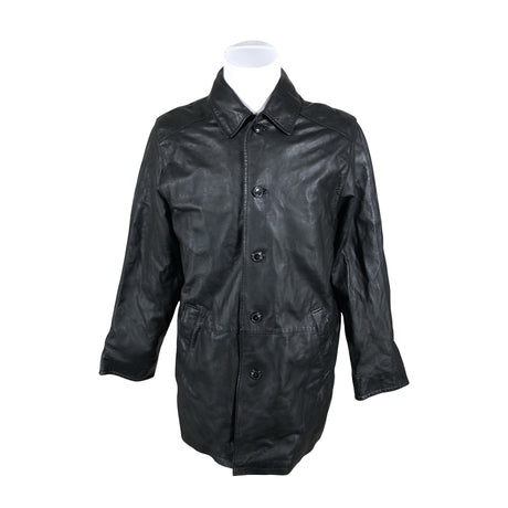 Unisex Big-L - Leather jacket, size XL - Black (2)