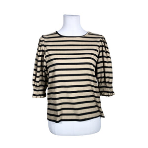 Unisex Lindex - Short-sleeved blouse, size 36 - Beige (1)