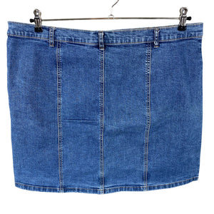 Unisex Jackpot - Denim skirt, size 46 - Blue (2)